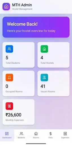 Hostel Management App
